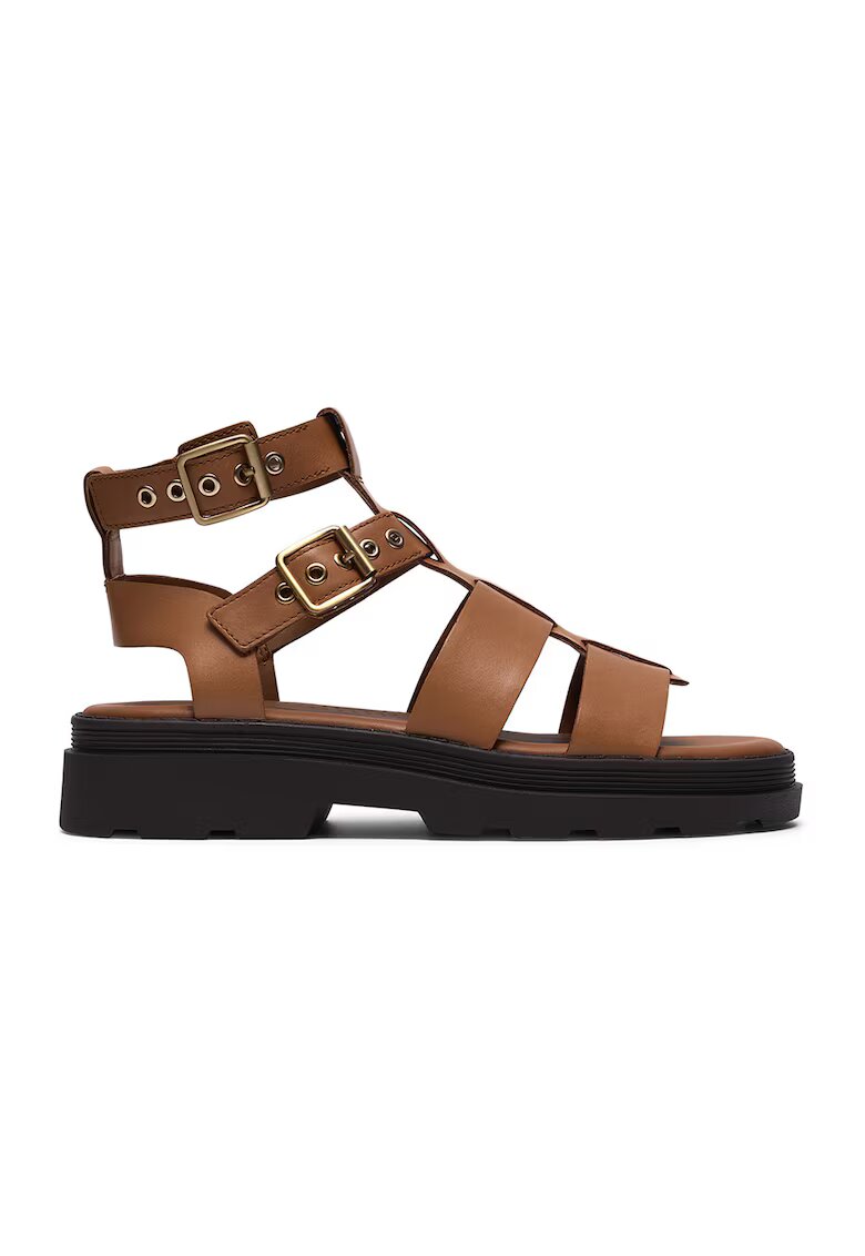 Clarks Кожени сандали Orinoco Cove с каишки с тока