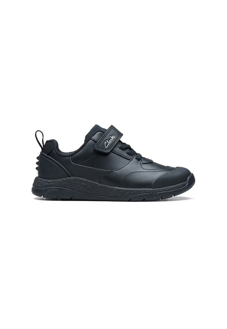 Clarks Кожени спортни обувки Steggy Stride с текстил