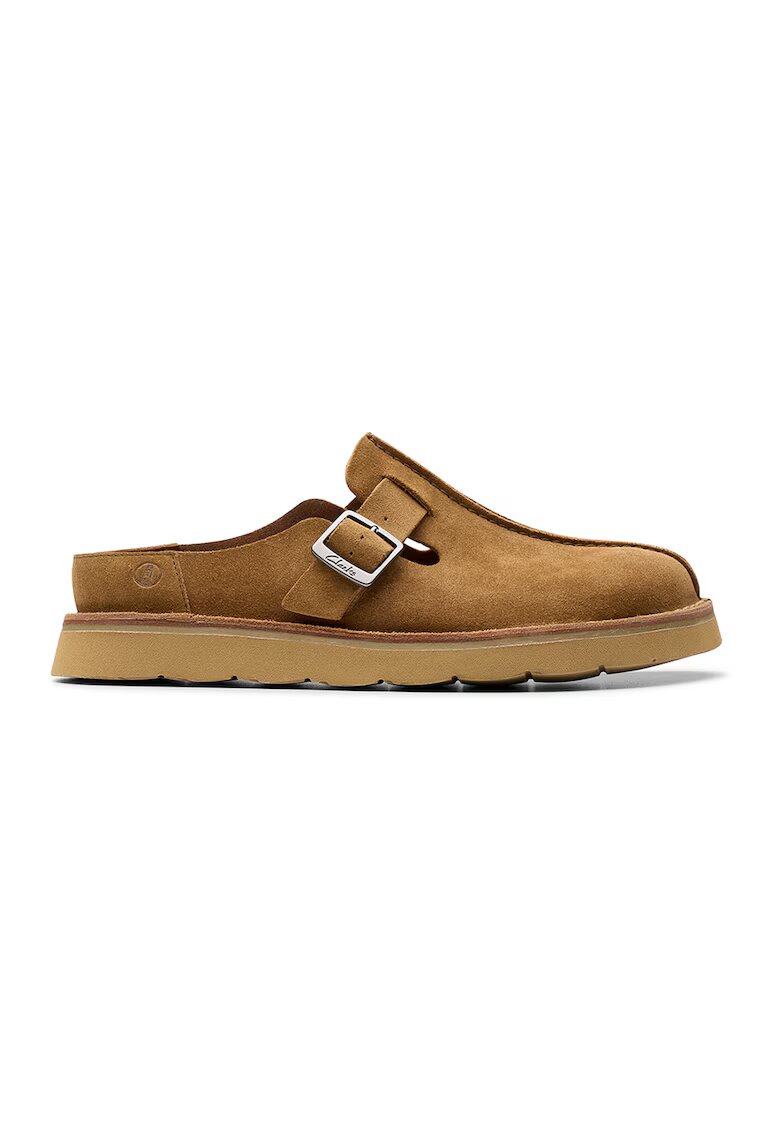 Clarks Кожено обувки Solsbury - Светлокафяв/Изгорен портокал/Карамел