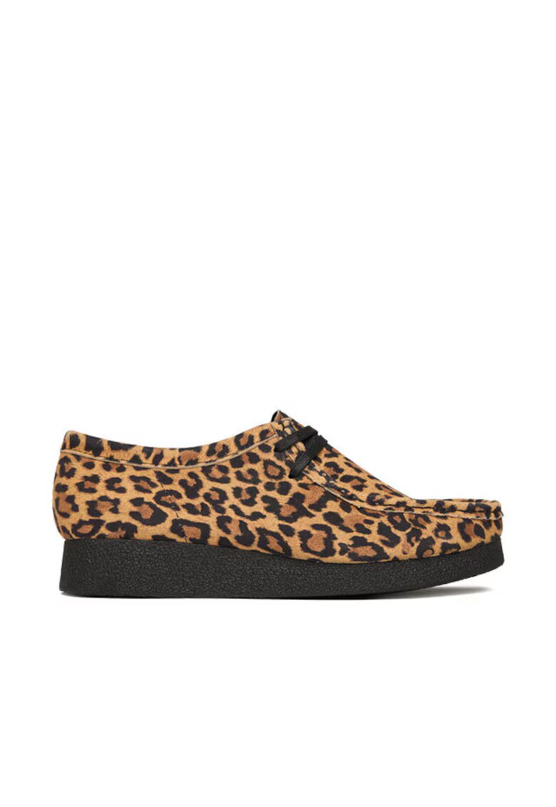 Clarks Leopard Suede - естествена кожа