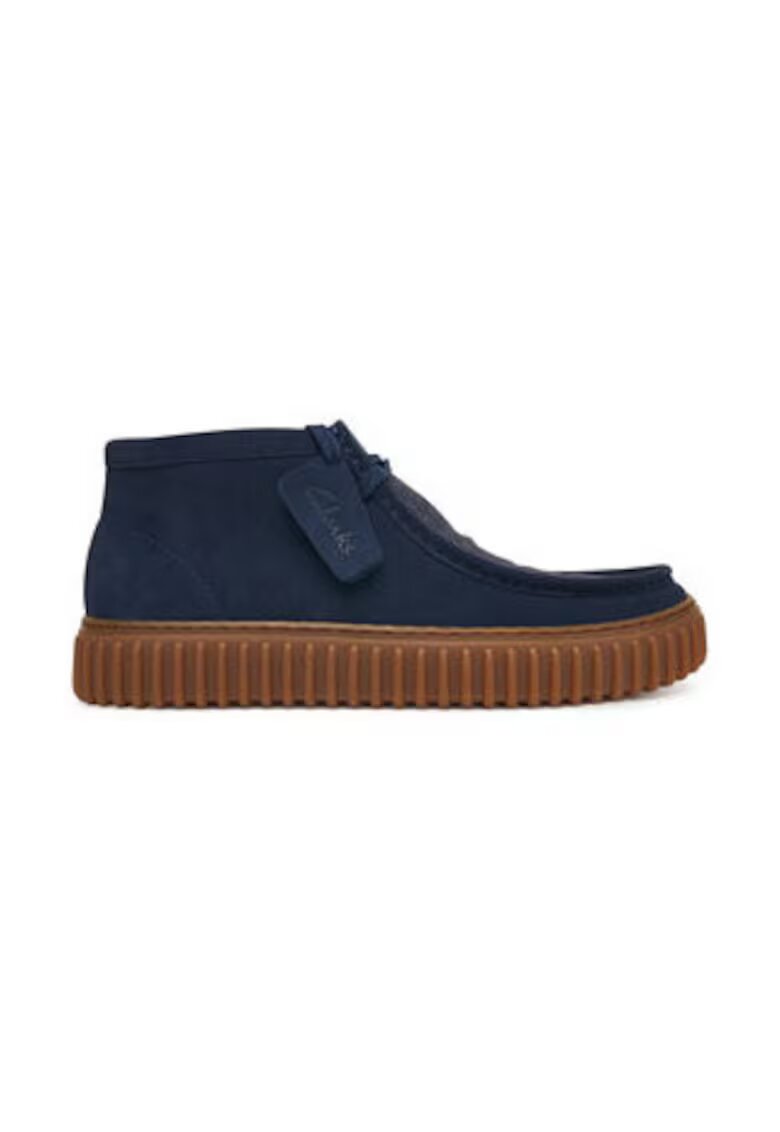 Clarks Мъжки боти естествена кожа - тъмносини