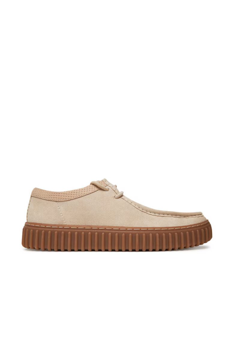 Clarks Мъжки обувки 26180906 - Естествена кожа - Екрю