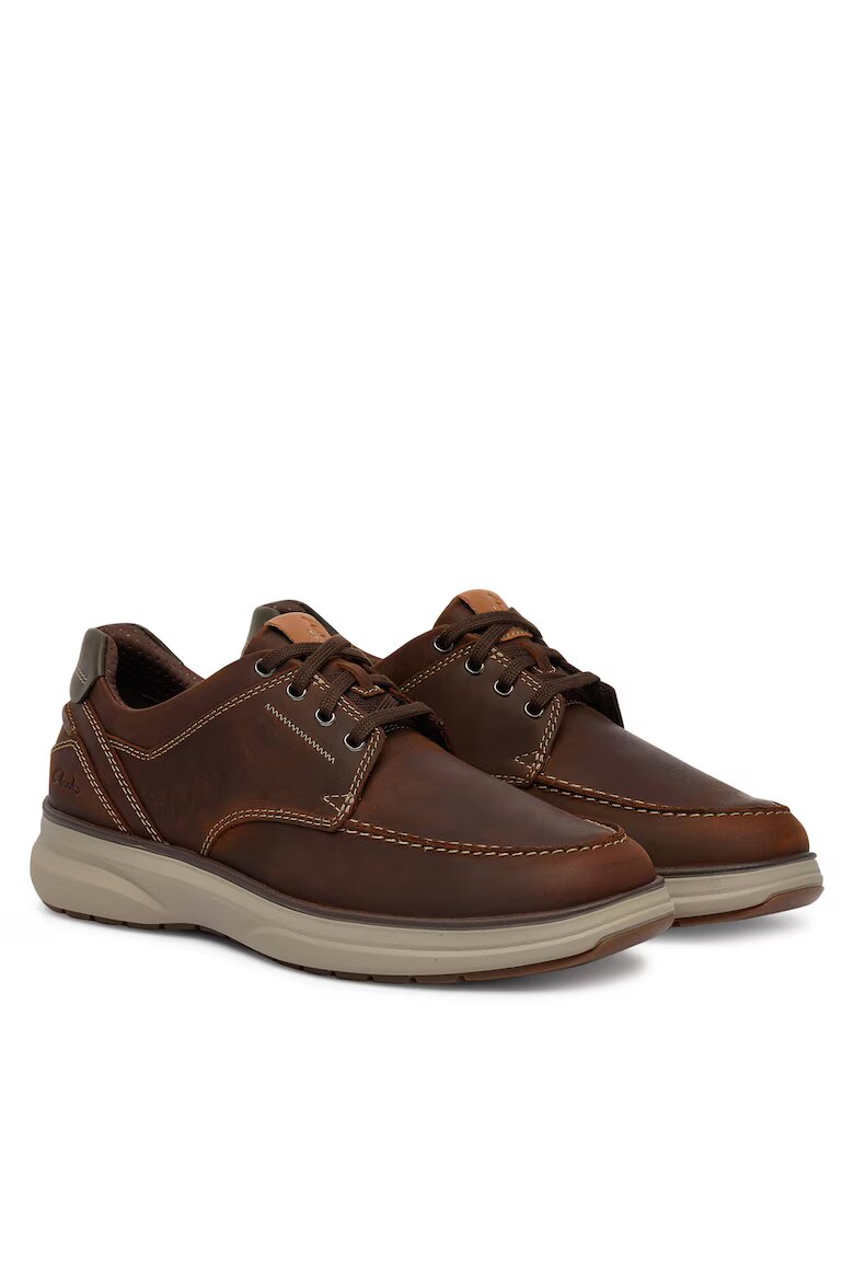 Clarks Мъжки обувки естествена кожа удобни кафяви