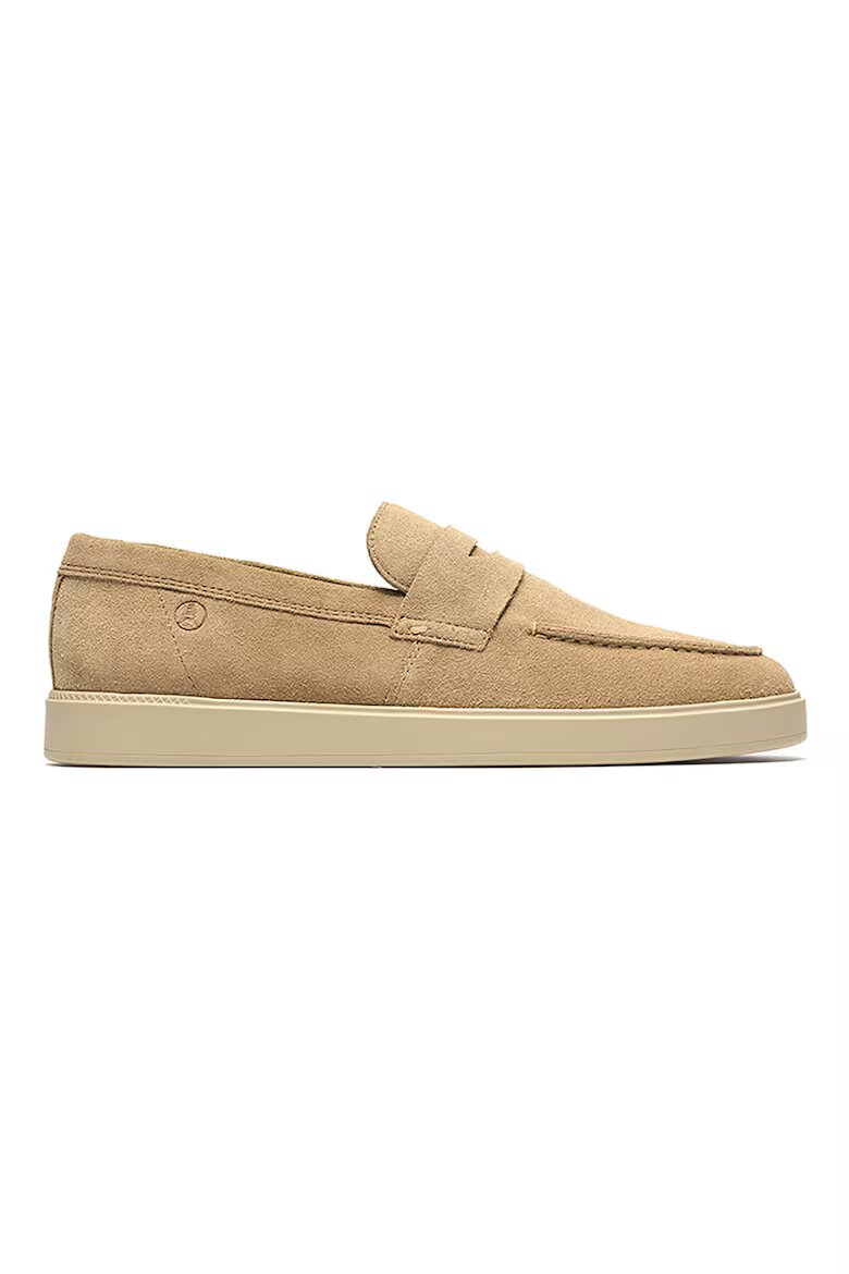 Clarks Мокасини LOCKFORD Бледооранжев