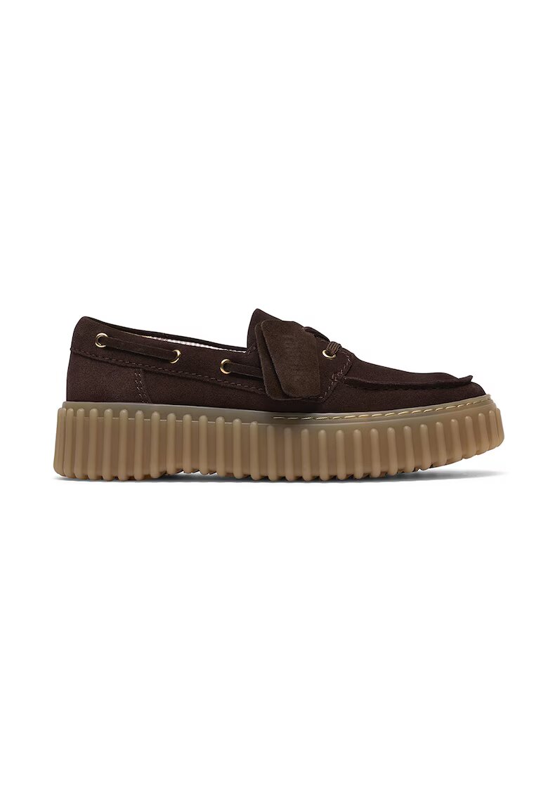 Clarks Мокасини Torhill от набук