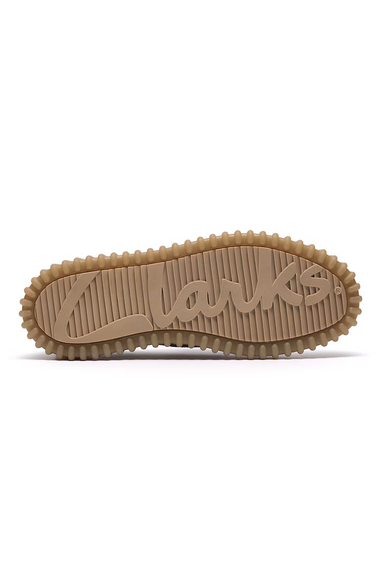 Clarks Мокасини Torhill от набук Розова сьомга
