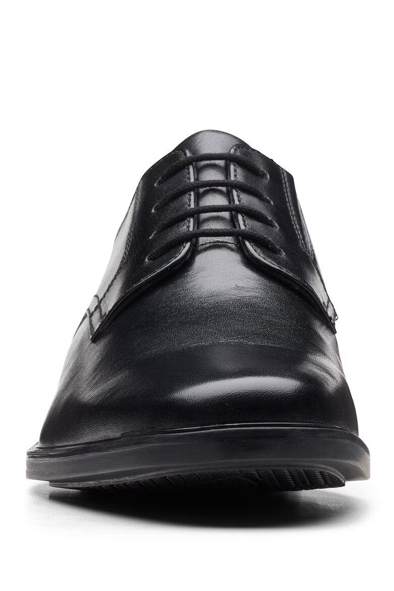 Clarks Обувки Derby Howard Walk Черен