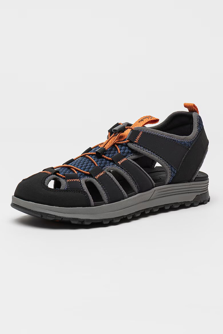 Clarks Сандали Alt Trek Wave с отвори Tъмносив/Тъмносин
