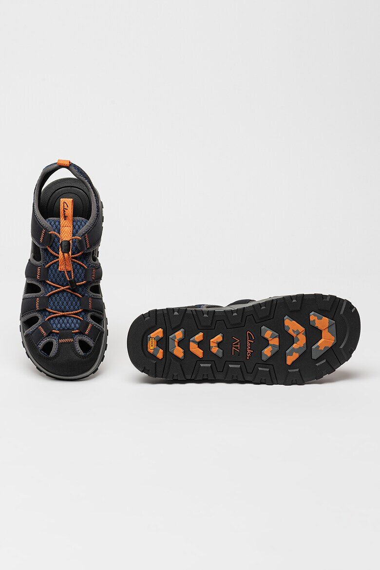 Clarks Сандали Alt Trek Wave с отвори Tъмносив/Тъмносин