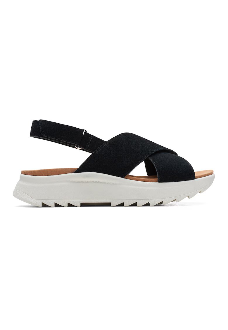 Clarks Скосени сандали Dashlite с кръстосани каишки