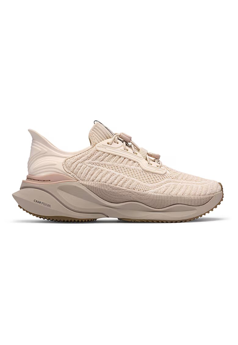 Clarks Текстилни спортни обувки с еластични връзки - Праскова