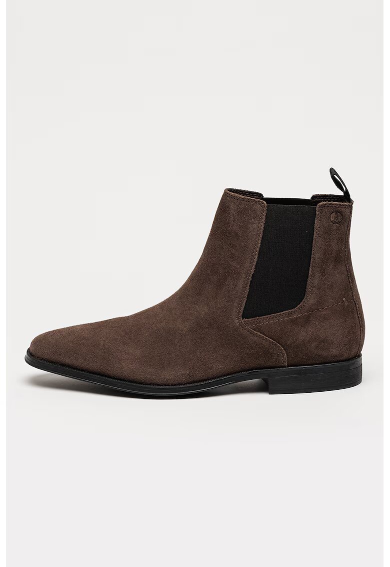 Clarks Велурени боти Paulton Easy тип Chelsea