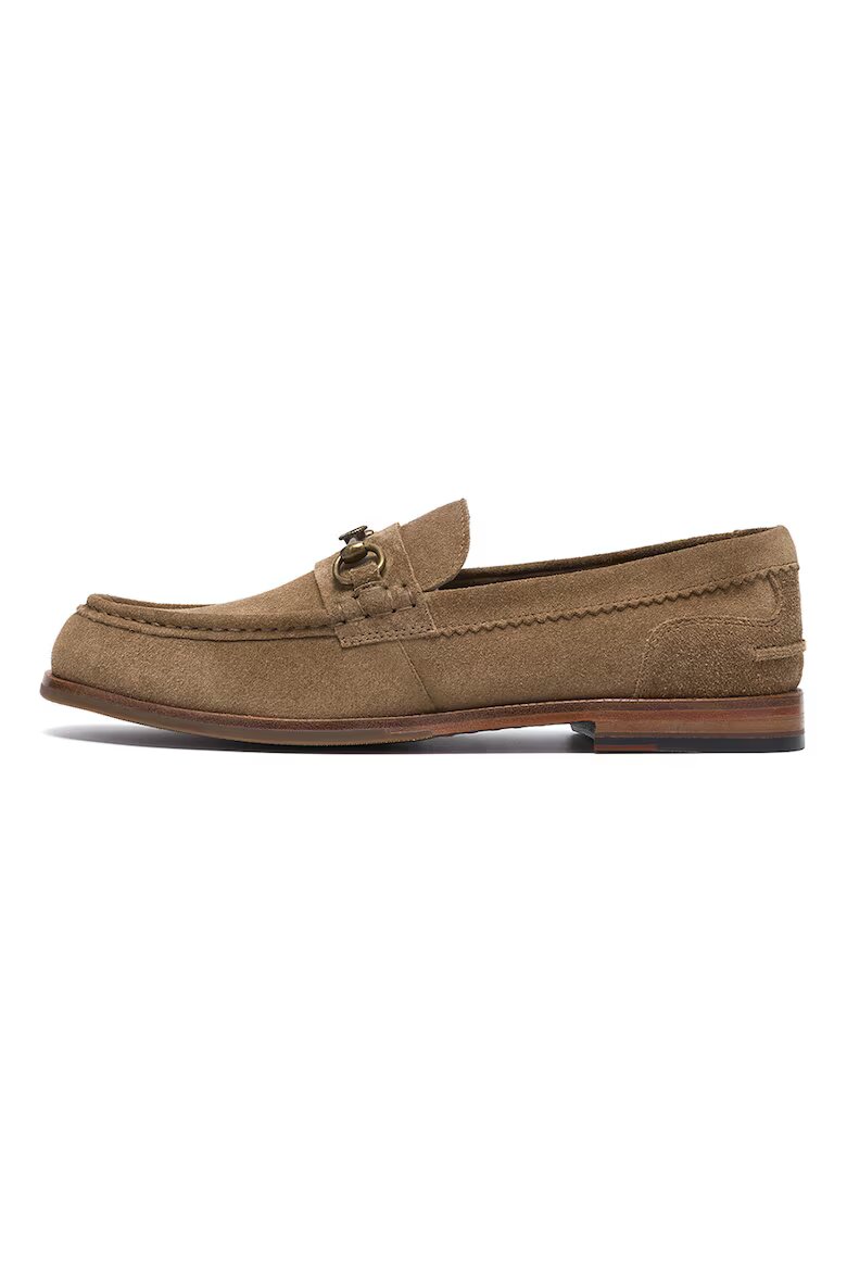 Clarks Велурени мокасини Craft James Персийски портокал