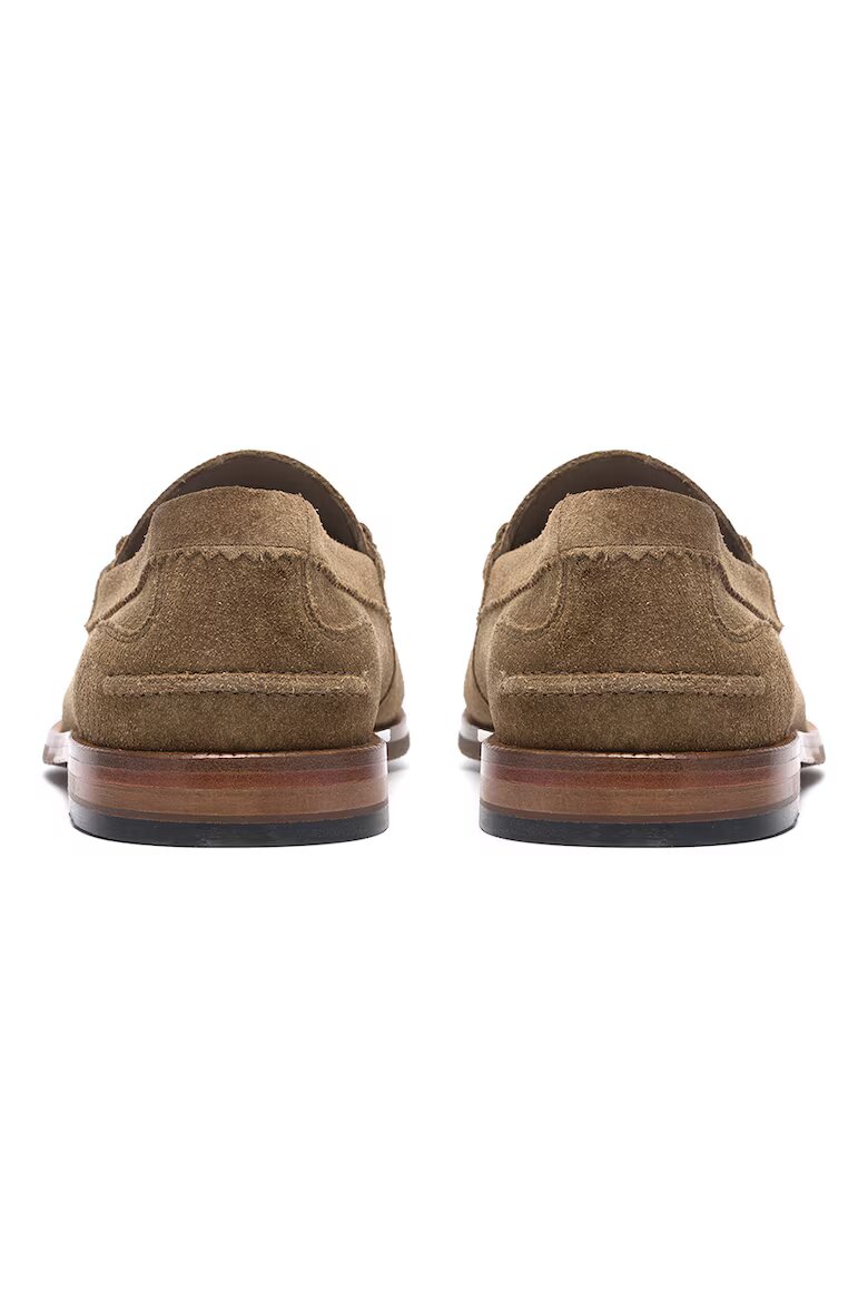 Clarks Велурени мокасини Craft James Персийски портокал
