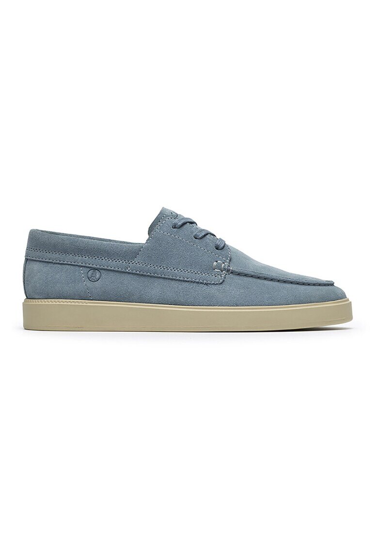 Clarks Велурени мокасини Lockford - Лавандула