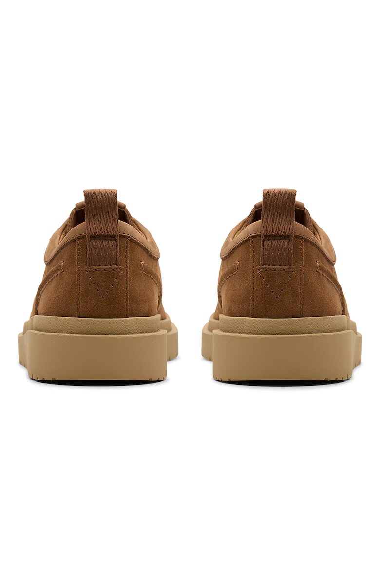 Clarks Велурени мокасини Polden Камел