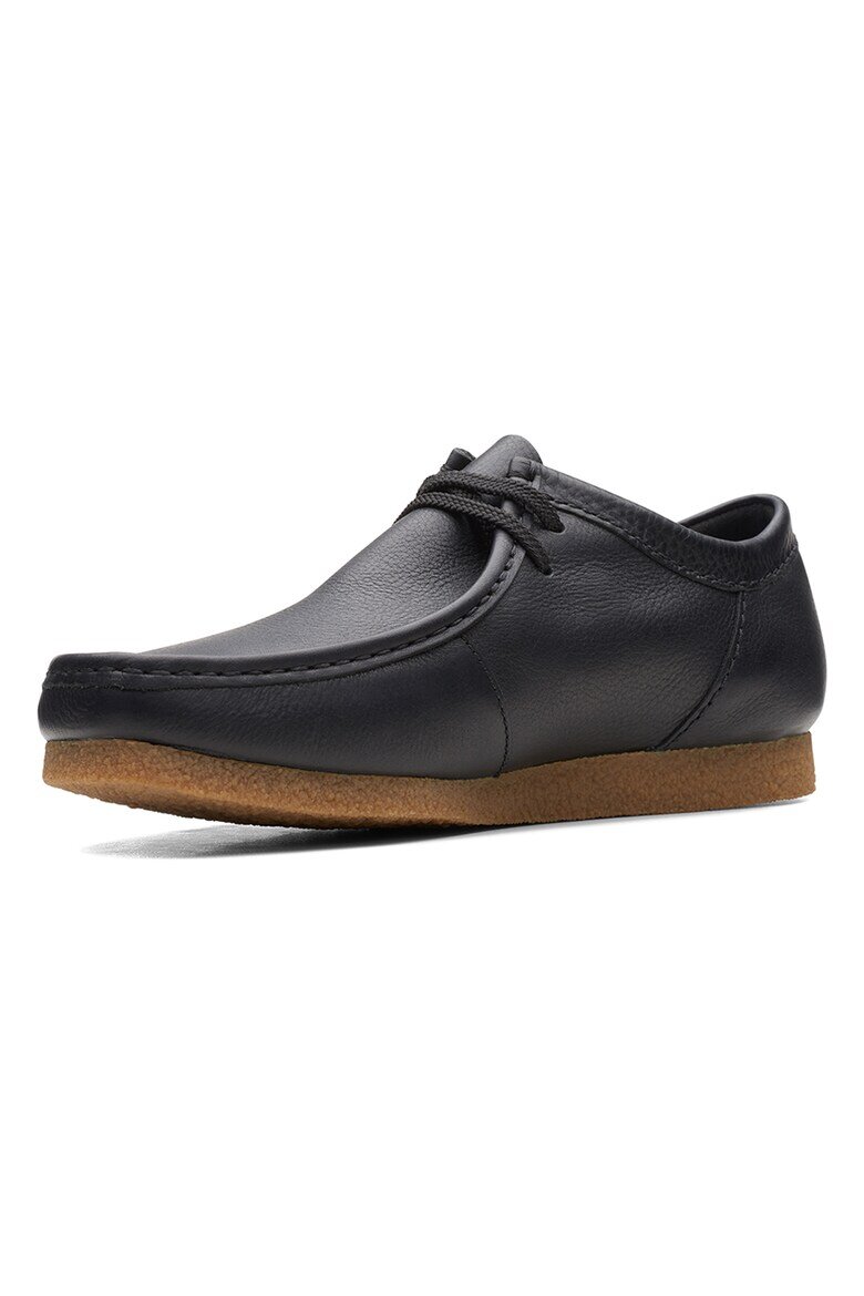 Clarks Велурени мокасини Shacre Черен