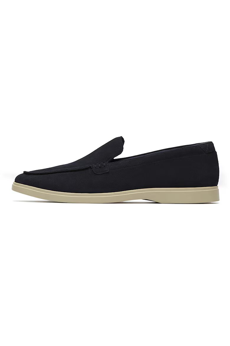 Clarks Велурени мокасини Torford с омекотени стелки Черен