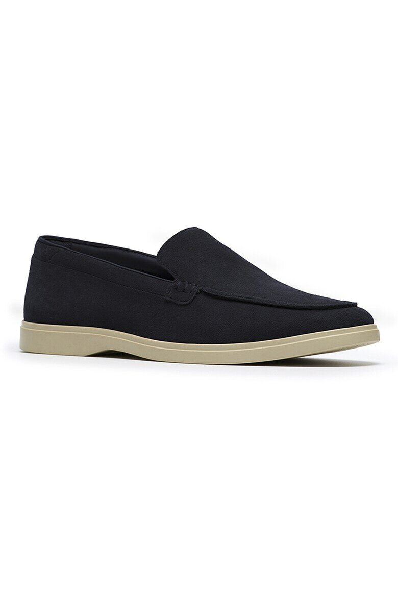 Clarks Велурени мокасини Torford с омекотени стелки Черен