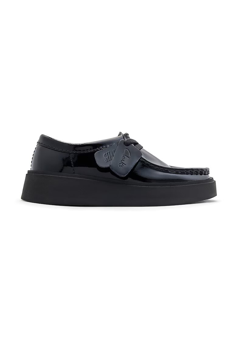Clarks Велурени мокасини Torview - Черен -
