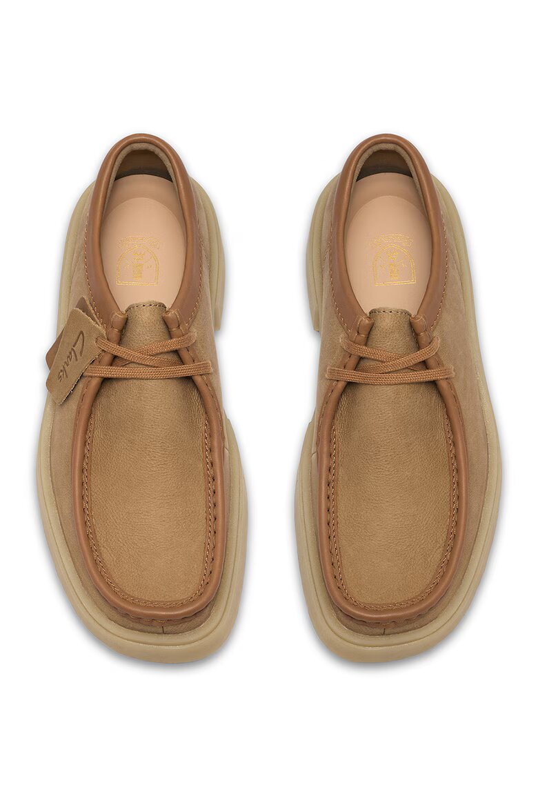 Clarks Велурени мокасини Torview Охра