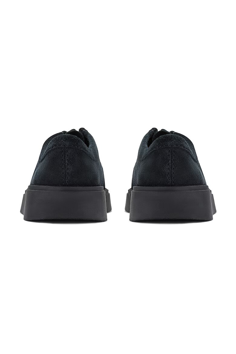 Clarks Велурени мокасини Torview Въглен сиво