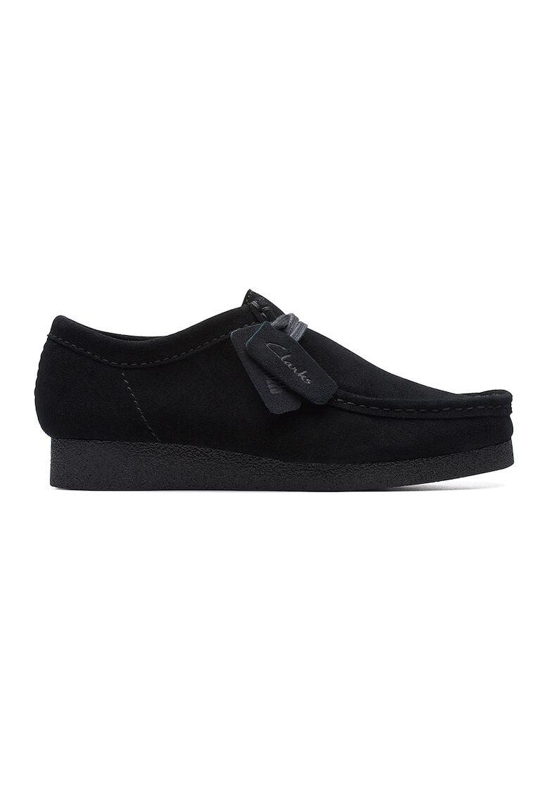Clarks Велурени мокасини Wallabeeevo