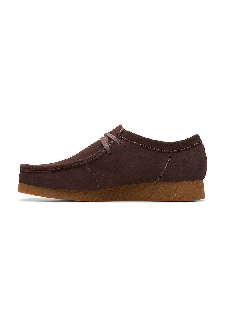 Clarks Велурени мокасини Wallabeeevo