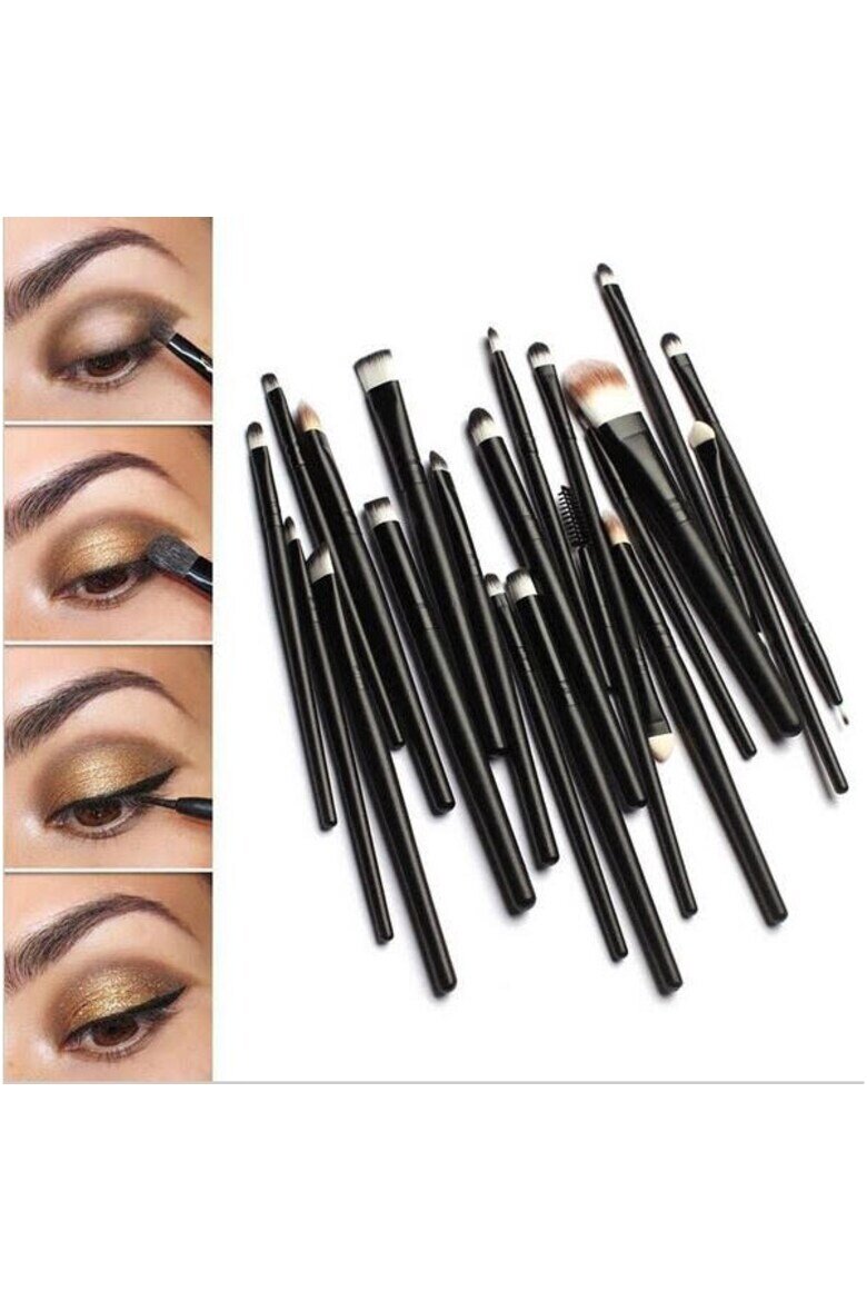 CLASSY BLACK Комплект четки за грим 20 броя