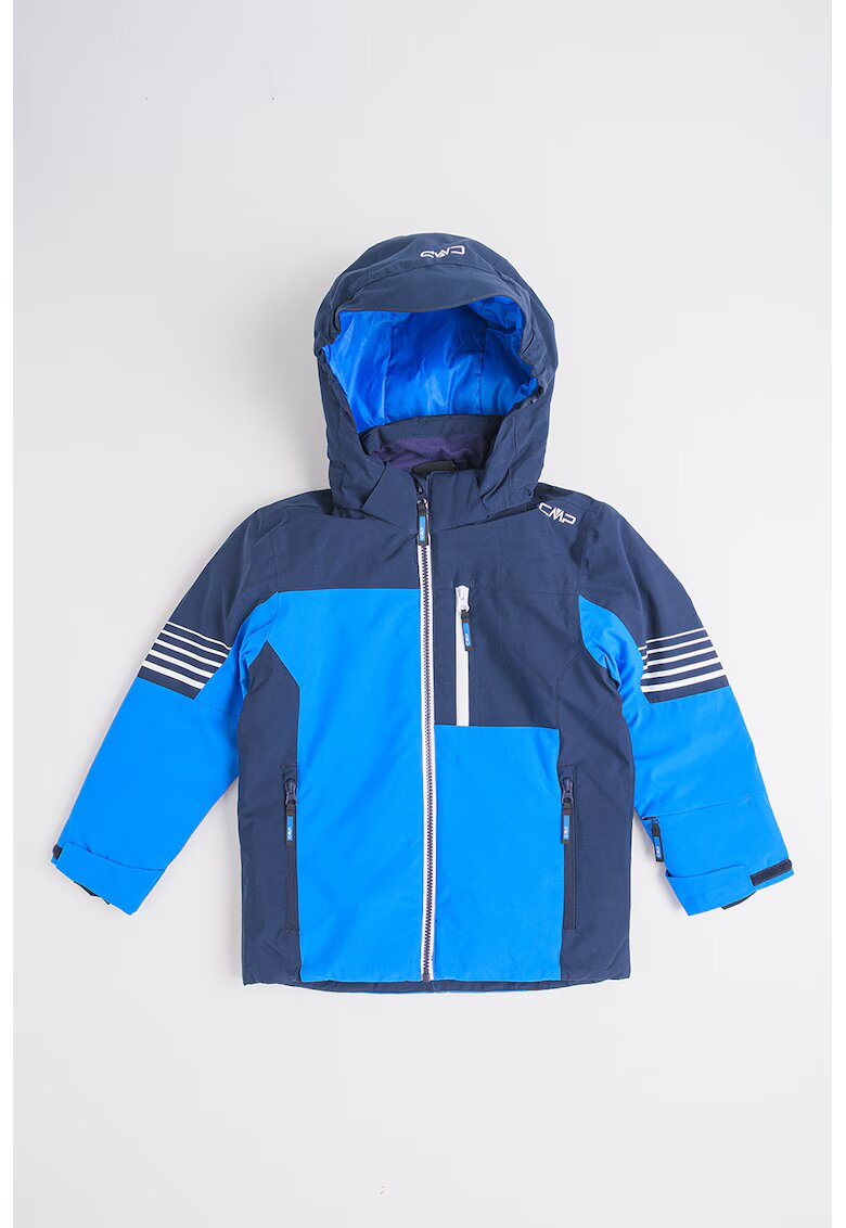 CMP Яке за зимни спортове с качулка - Ултрамарин синьо/Кралско Синьо