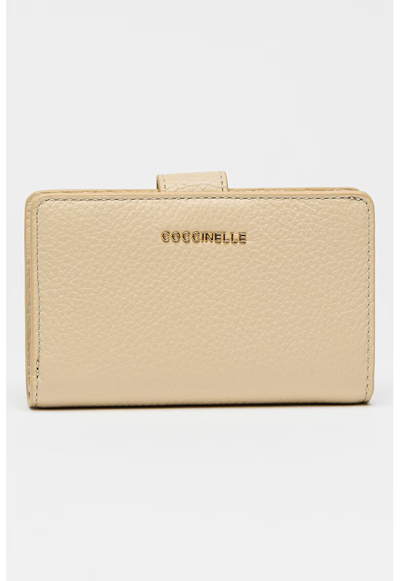 COCCINELLE Кожен портфейл - Бежов