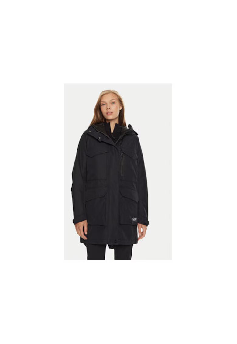 Colourwear Дамско ски яке - 304704062 - Рециклиран полиестер - Черно