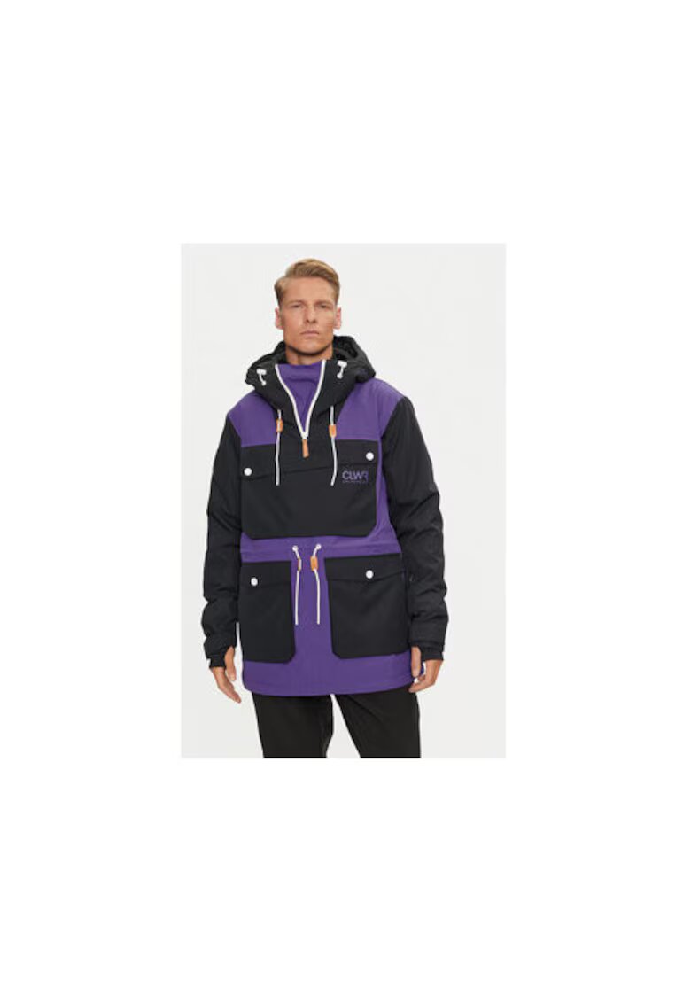 Colourwear Мъжко сноуборд яке - 304703980 - Рециклиран полиестер - Лилав