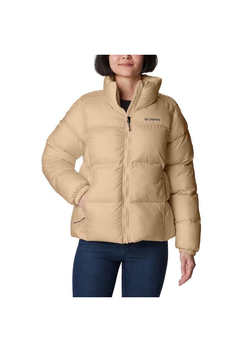 Columbia Sportwear Капитонирано яке - Columbia - изолация Thermarator - полиестер - водо- и ветроустойчиво - бежово -