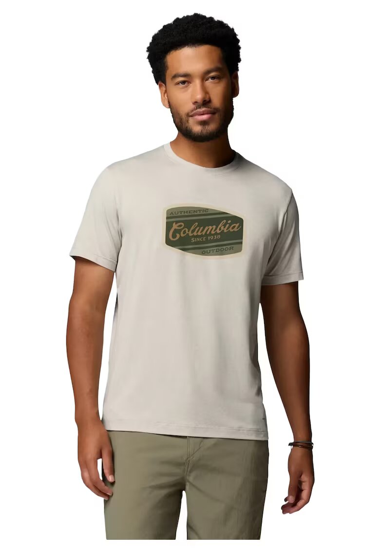 Columbia Тениска Parsons Point Short Sleeve Graphic Tee - Сиво - размер