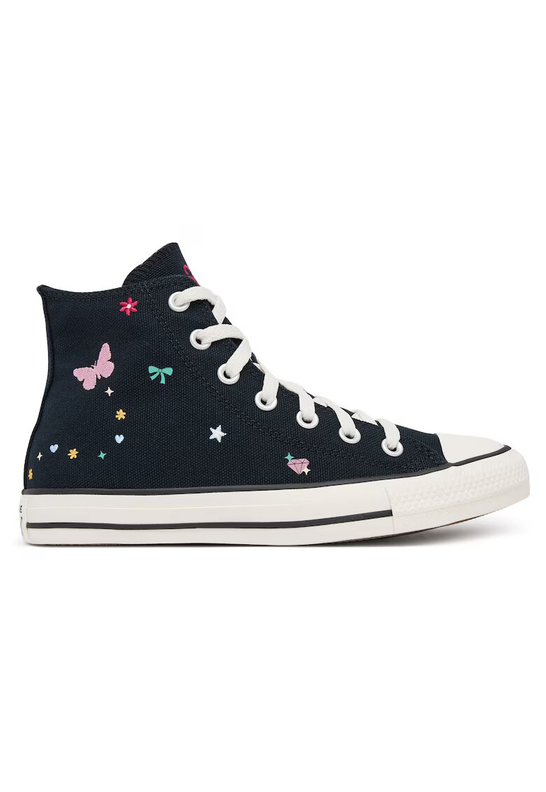 Converse Дамски кецове Chuck Taylor - текстил - бял/черен