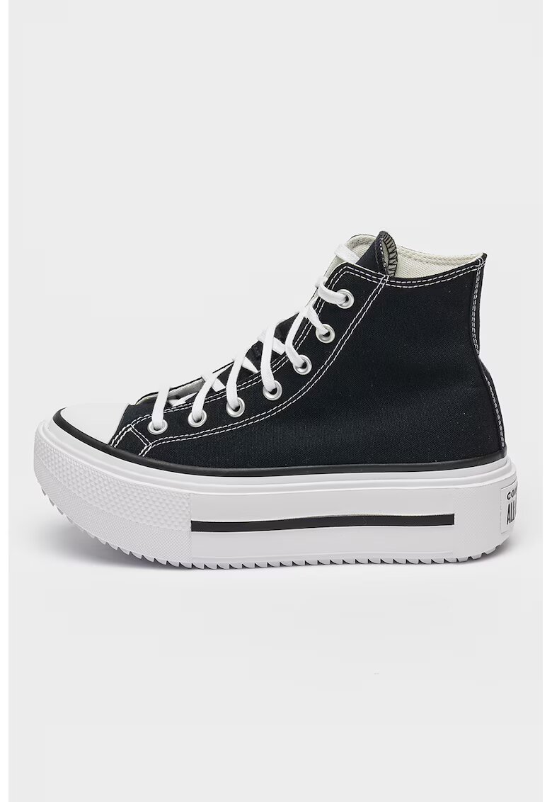 Converse Кецове All Star Lift Double с платформа - Бял/Черен