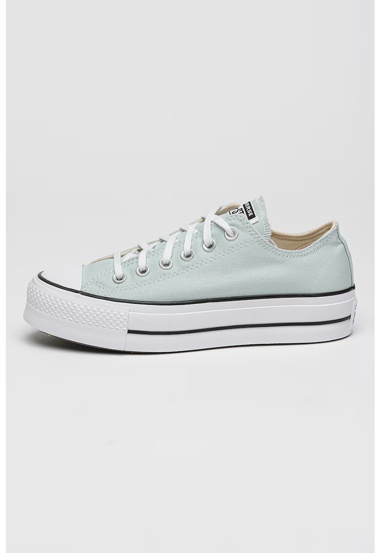 Converse Кецове All Star Lift с платформа - Бледозелен