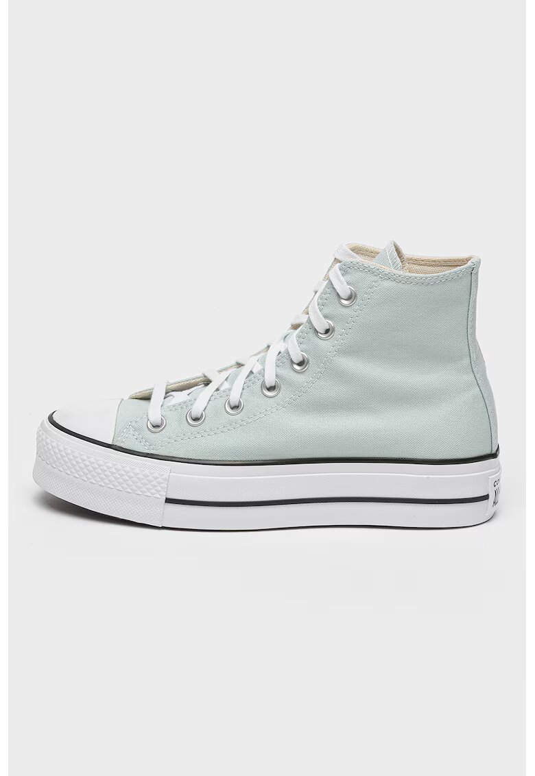 Converse Кецове All Star Lift с платформа - Бледозелен