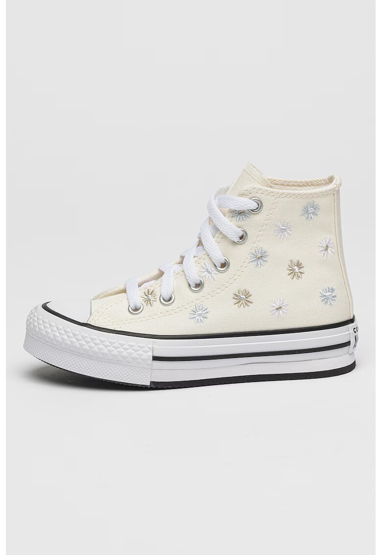 Converse Кецове All Star Lift с платформа и флорални бродерии
