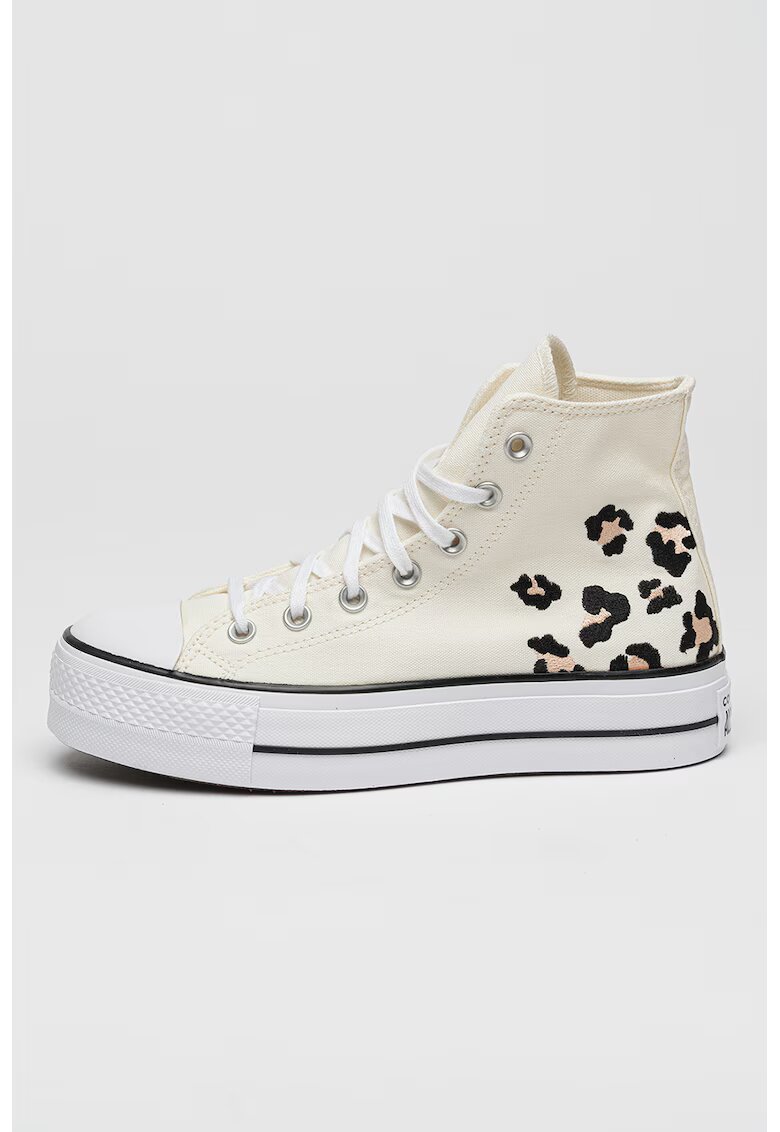 Converse Кецове All Star Lift с принт - Черен/Крем