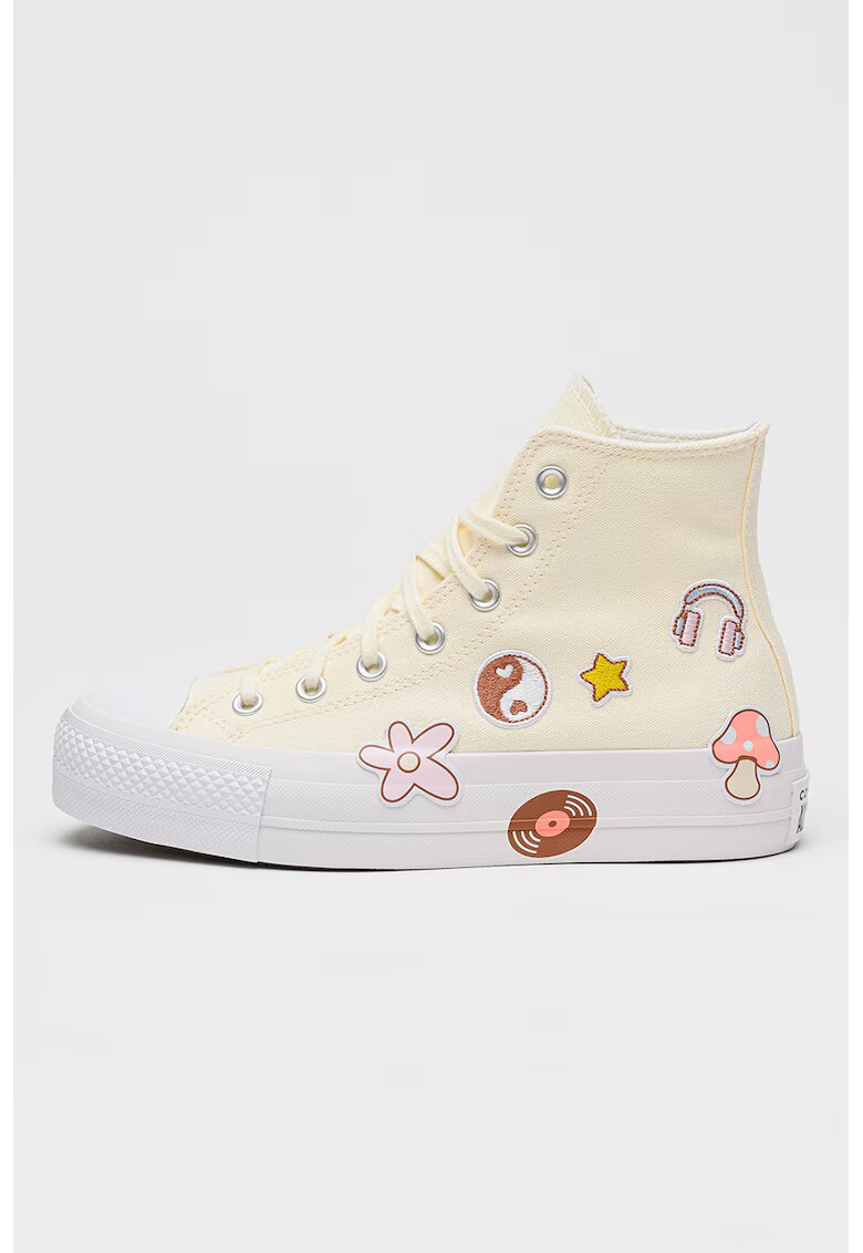 Converse Кецове Chuck Taylor All Star Lift с равна платформа и апликация