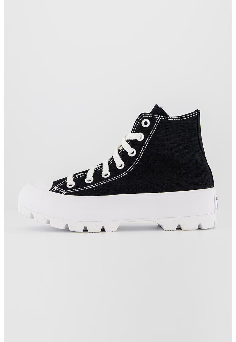 Converse Кецове Chuck Taylor All Star с масивна подметка - Бял/Черен
