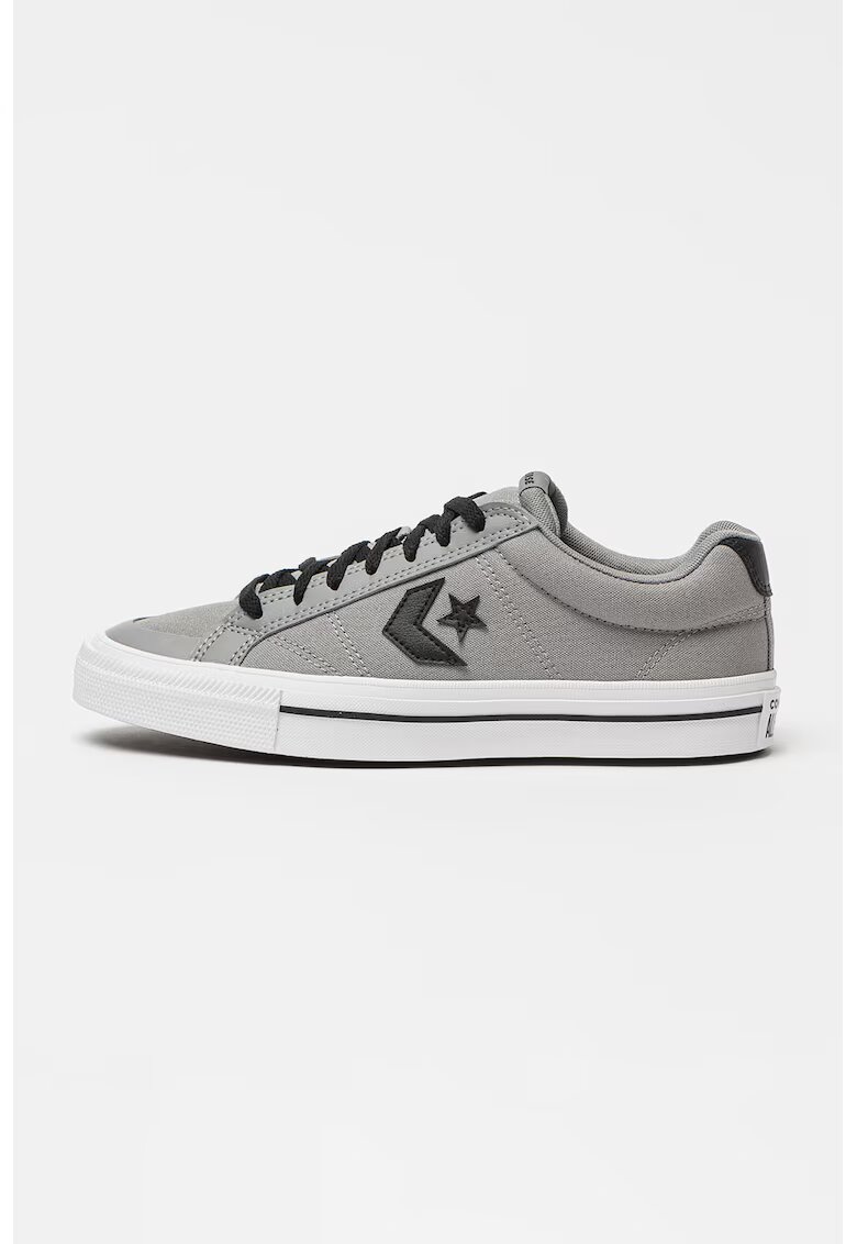 Converse Кецове с еко кожа - Черен/Сив