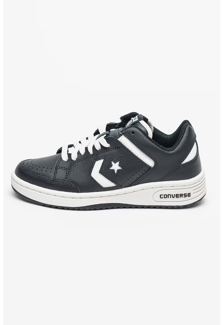 Converse Кожени спортни обувки Weapon - Бял/Черен