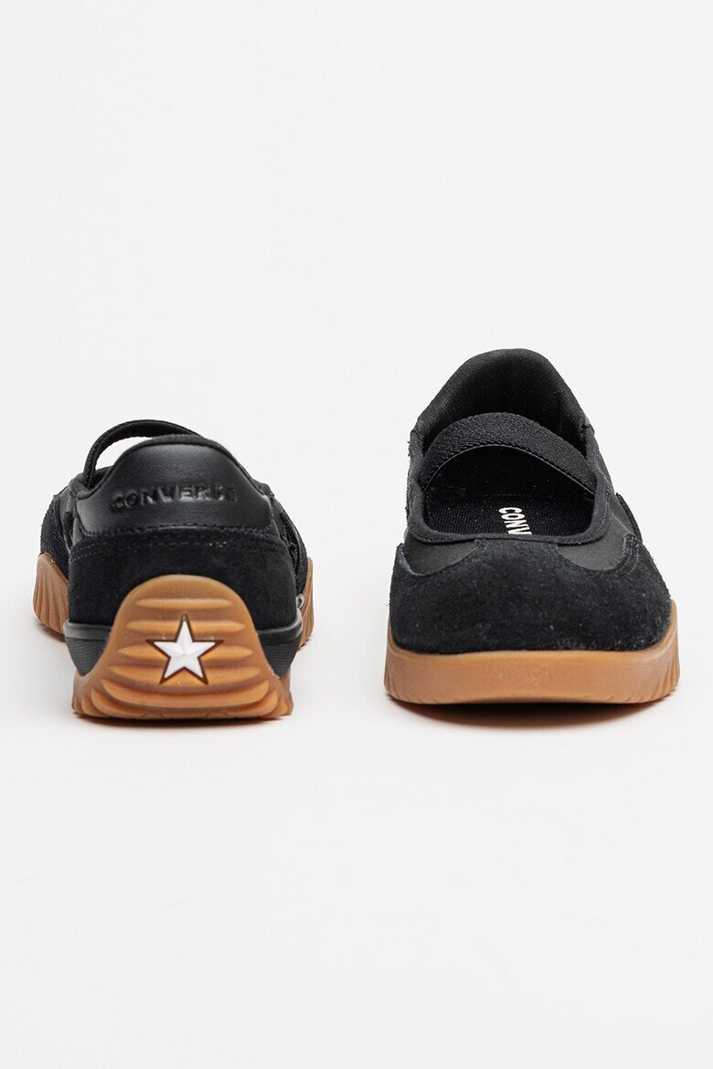 Converse Пантофки Run Star Mary Jane с велур Черен