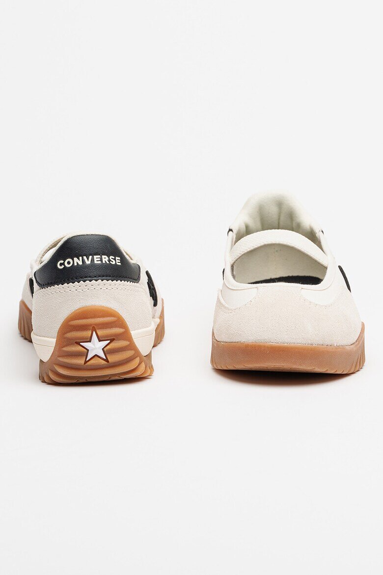 Converse Пантофки Run Star Mary Jane с велур Черен/Крем