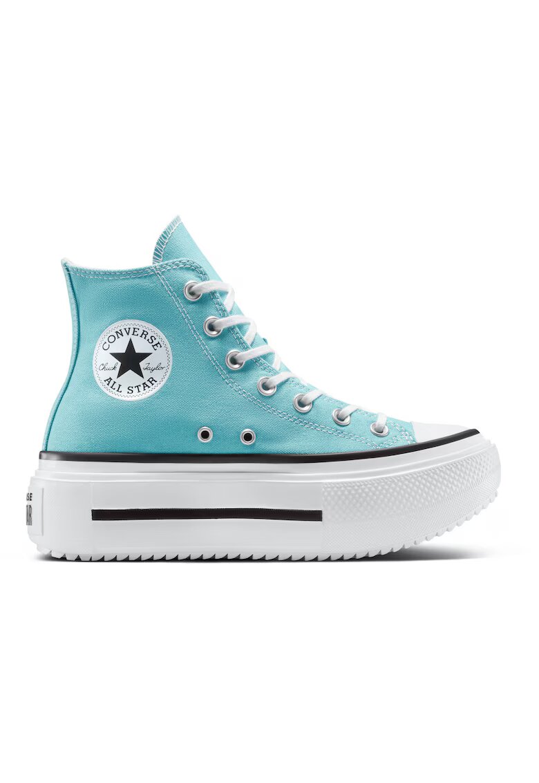 Converse Платнени кецове Chuck Taylor All Star с равна платформа - Син