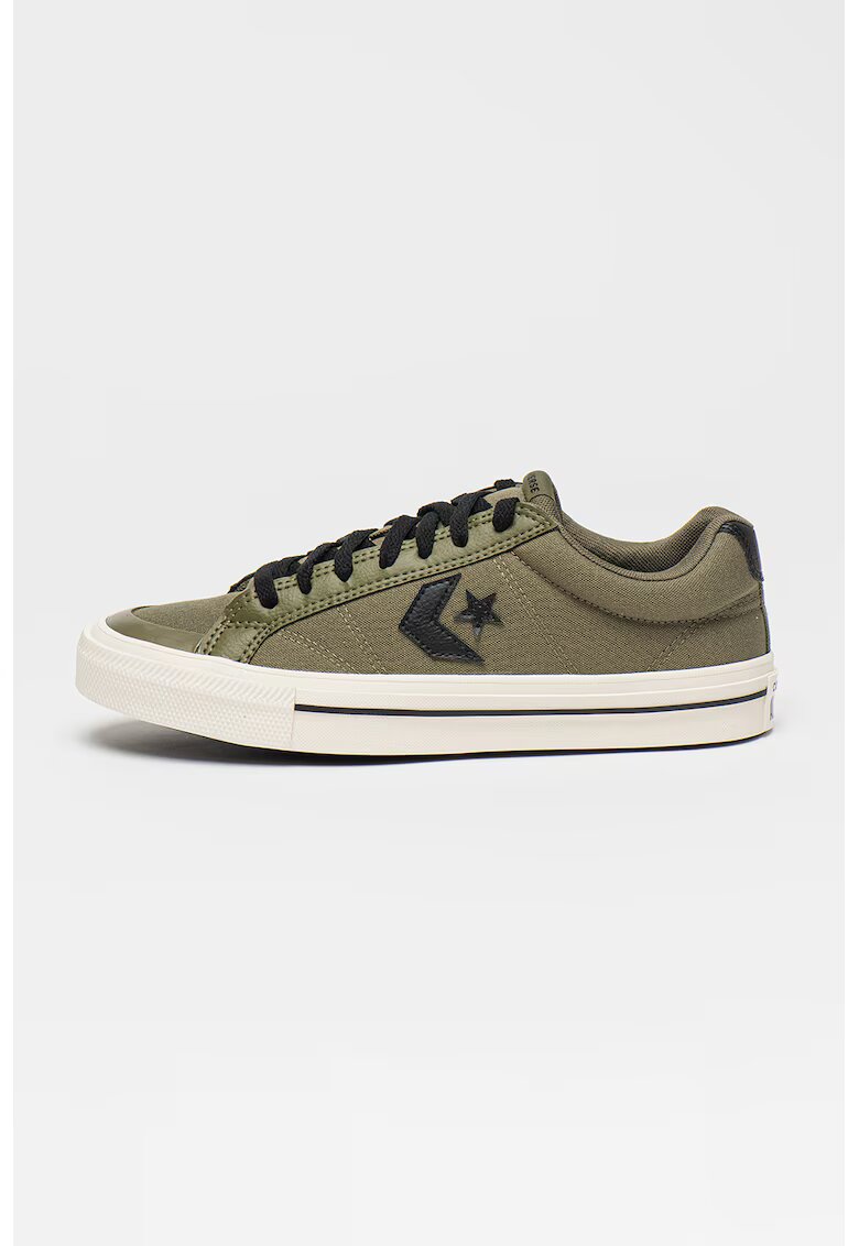Converse Платнени спортни обувки с лого - Бледо каки