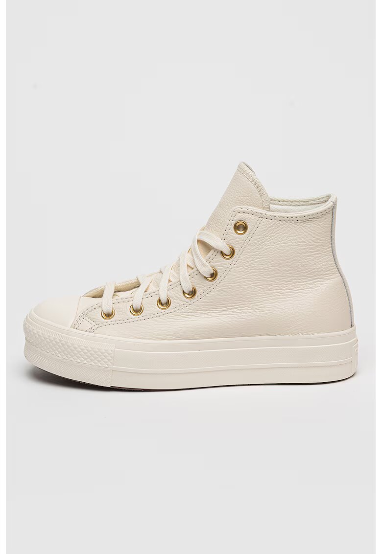 Converse Спортни обувки Chuck Taylor All Star Lift с платформа - Златист/Мръснобял